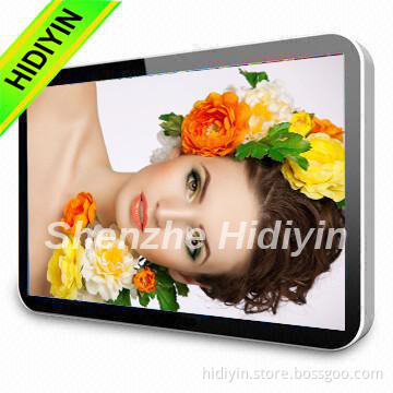 2014 9"-65" 26inch arcylic wall mounted vertical lcd media player